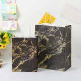 25PCS Marble Series Shopping Paper Bag Luxury Handbag Party Favor Gift Bags