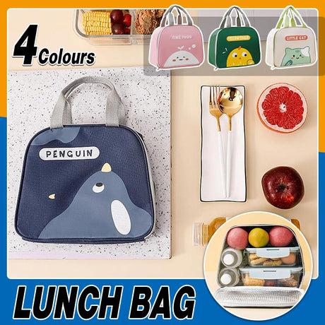 Elevate mealtime with our Cute Cartoon Lunch Bag for Boys and Girls, a delightful addition to your daily routine. 