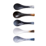 Ceramic Soup Spoons 5PCS