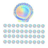 Shell-shaped Paper Plates 100 Pack High-Quality Iridescent Party Supplies