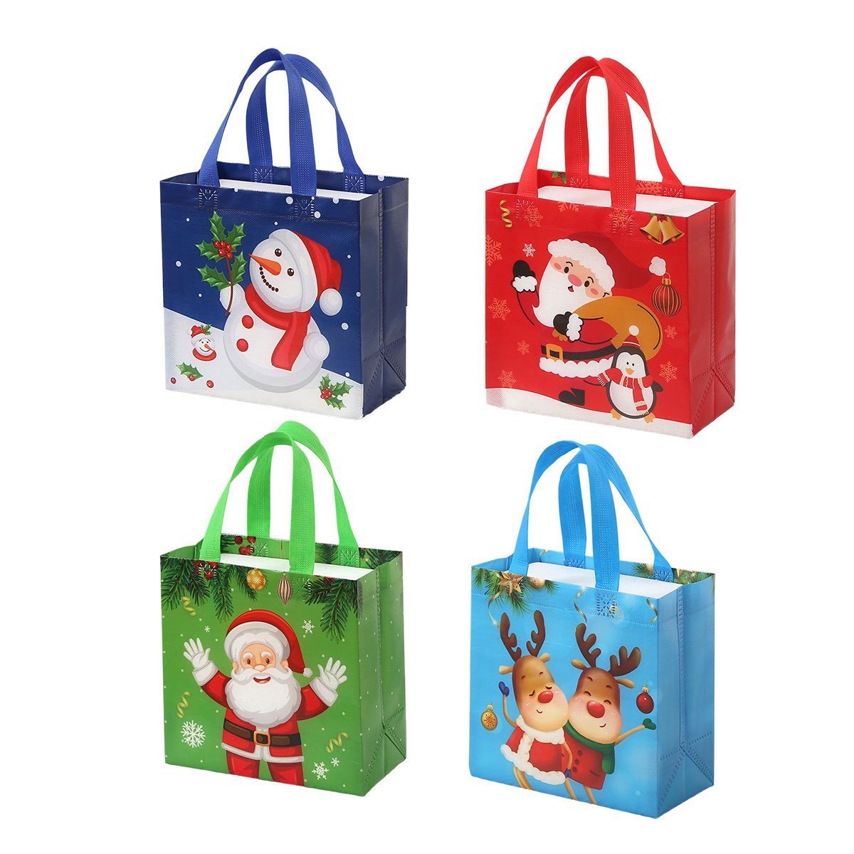 25pcs Non-Woven Birthday Gift Storage Bag Foldable Waterproof Christmas Handbag