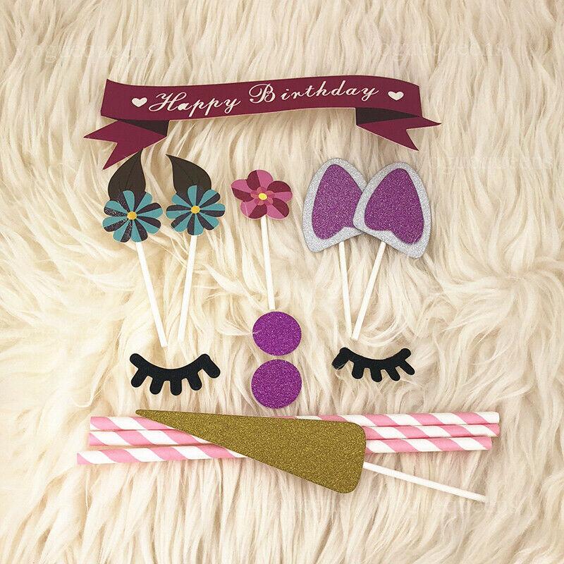 11PCS Birthday Cake Topper Set Decoratio