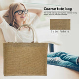 Unprinted Linen Handbag Good Product Companion Gift Linen Hemp Jute Shopping Bag