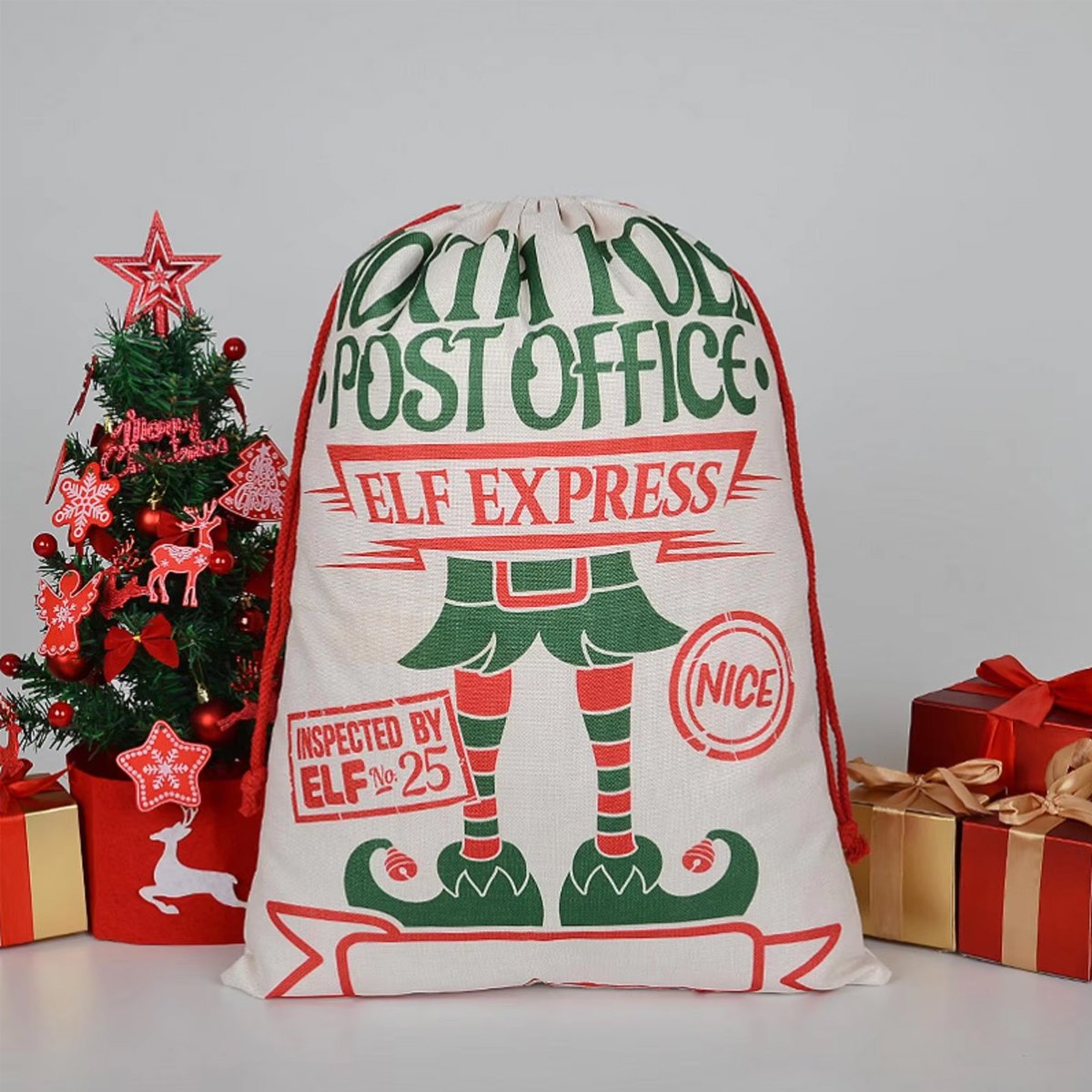 Large Christmas Sacks Jumbo Large Santa Gift Sack Bag Gifts Stocking Present