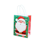 25PCS Christmas Tote Bags Kraft Paper Gift Bags Party Favor Holiday Shopping Bag