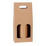 Kraft Paper Red Wine Box 30PCS Double