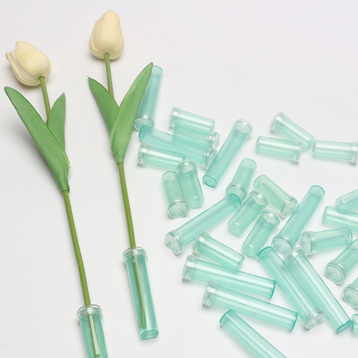 100/200PCS Flower Fresh Keeping Tube Floral Bouquet Nutrition Water Care Supply