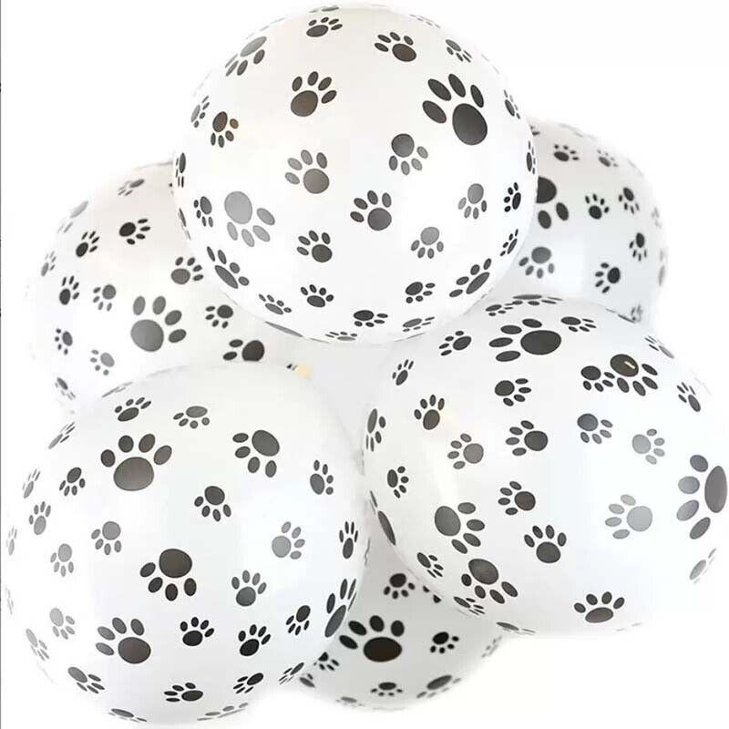 Paw Print Latex Balloons 12PCS