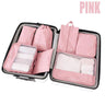 Packing Cubes Travel Pouches Storage Bag 7PCS