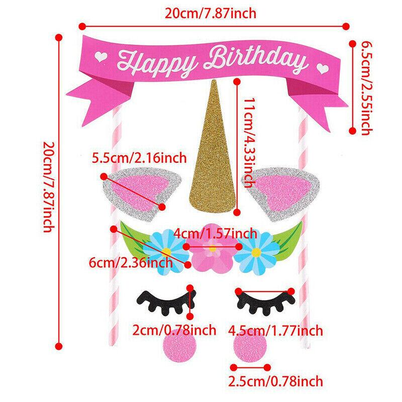 11PCS Birthday Cake Topper Set Decoratio