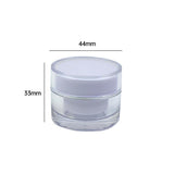 High-Quality Clear Acrylic Cream Bottles for Skincare Storage Acrylic Cream Bottles 10pcs