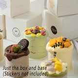 3 Inch Mousse Cake Packing Box 50PCS