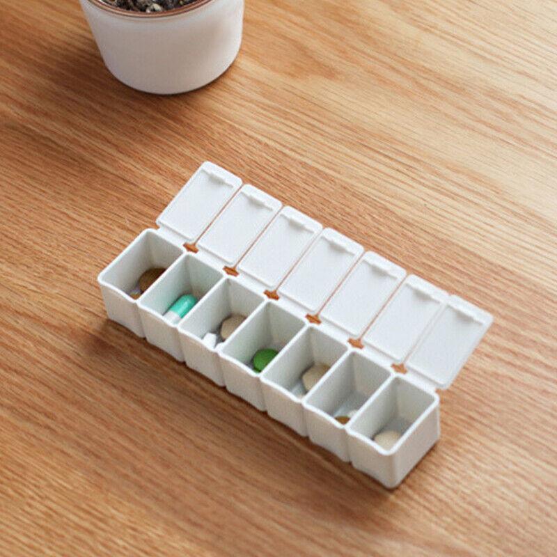 Weekly Pill Box Dispenser 2PCS