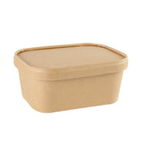 Kraft Paper Lunch Box 50PCS