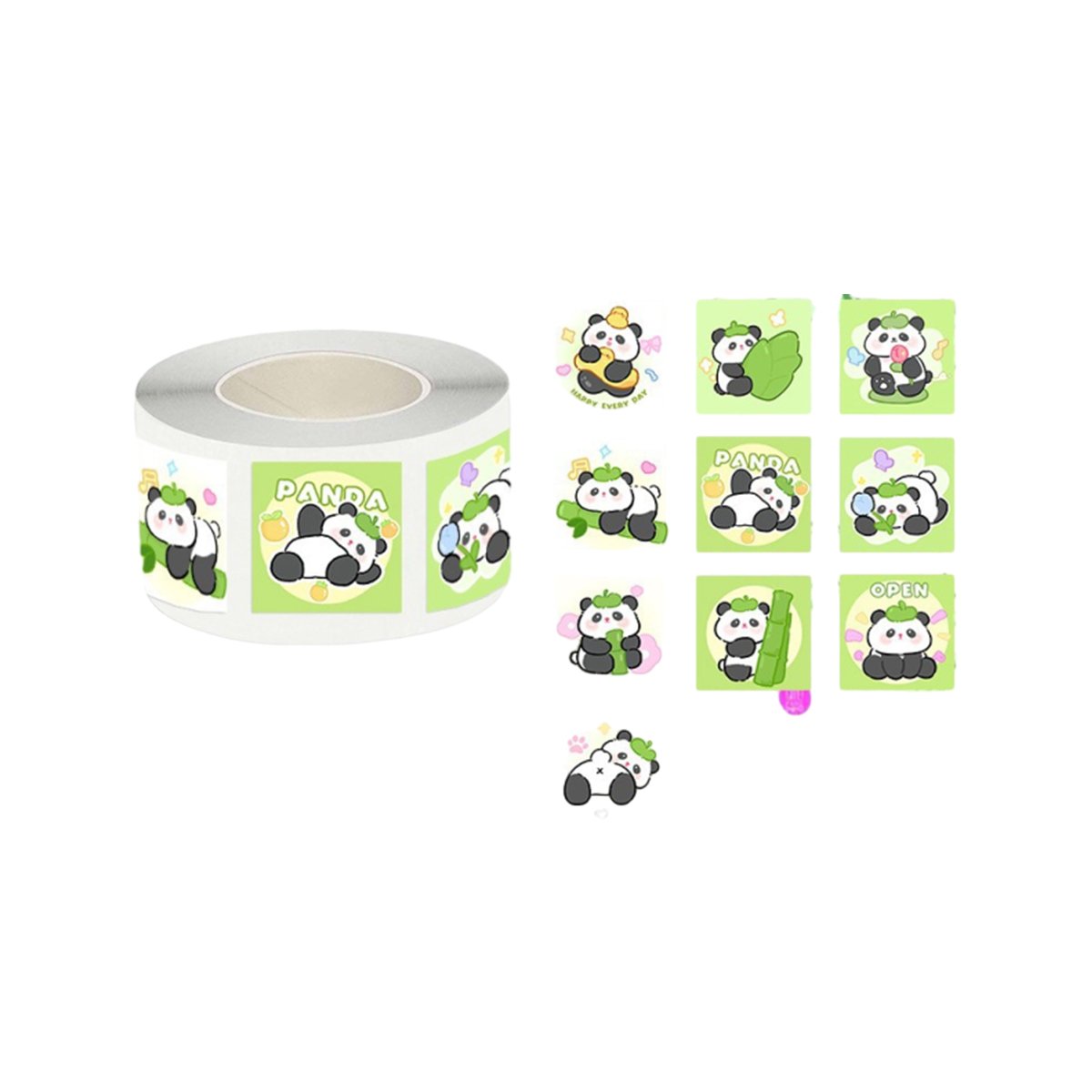 5Rolls Kapibara Seal Stickers Cute Cartoon DIY Decorative Hand Account Stickers