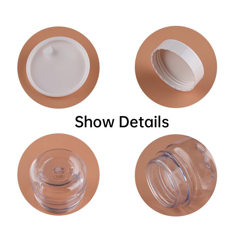 Durable PET Plastic PET Cream Bottles for Skincare Storage 10pcs