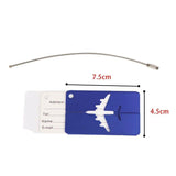 Aluminum Luggage Tags 6Colour 1PC