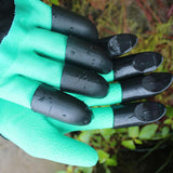 Outdoor Digging Planting Weeding Garden Gloves With Claws 1 Pair