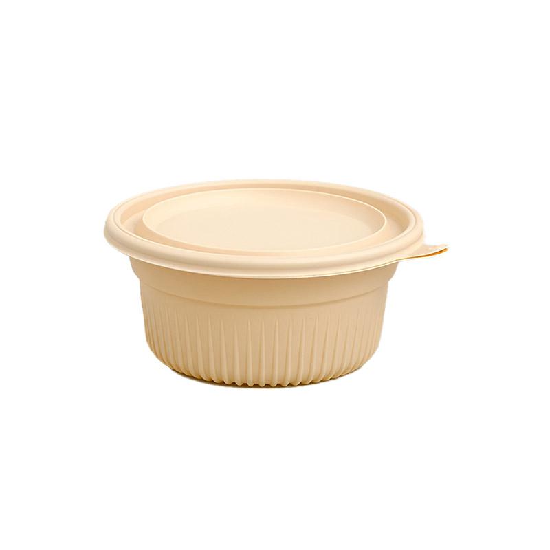 Durable Disposable Bowl with Lid for Convenient Serving