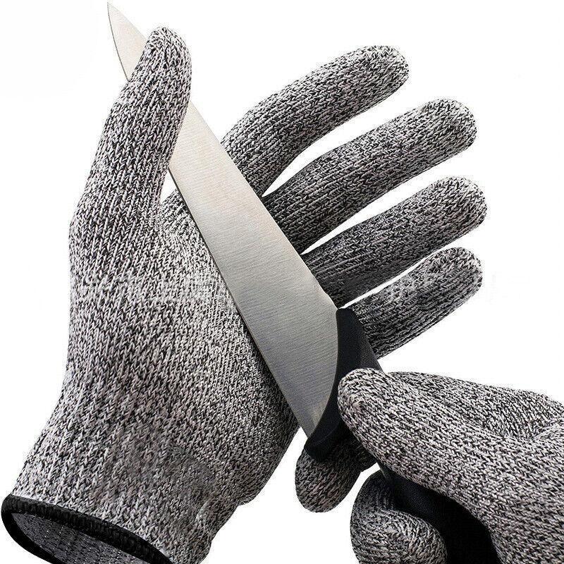 Cut Resistant Gloves Anti-Cutting Food Grade Level 5 Kitchen Butcher Protection 1 Pair