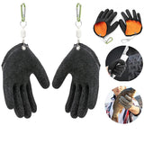 Fisherman Pro Fishing Glove With Magnet Release Catch Anti-slip Cut Resistant 1 Pair