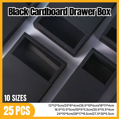 Elevate Your Gifts with Our Sophisticated Black Drawer Box