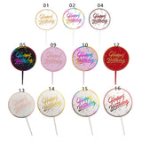 Cake Topper Acrylic Party Decoration 1PC