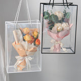 Premium PVC Clear Tote Bags Elegant Gift Packaging 10 pcs