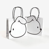 Durable Paper Rabbit Gift Bags with Handles for All Occasions 50pcs