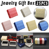 25PCS Jewelry Small Gift Boxes 7.5CM