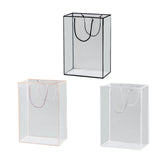 Premium PVC Clear Tote Bags Elegant Gift Packaging 10 pcs