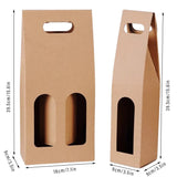 Kraft Paper Red Wine Box 30PCS Double