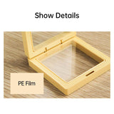 Jewelry Storage Boxes Plastic with PE Film Elegant Display 10pcs