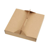 Kraft Paper Takeaway Containers Gable Pizza Boxes 50PCS