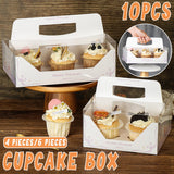 10PCS Clear Cake Box Baking Packaging