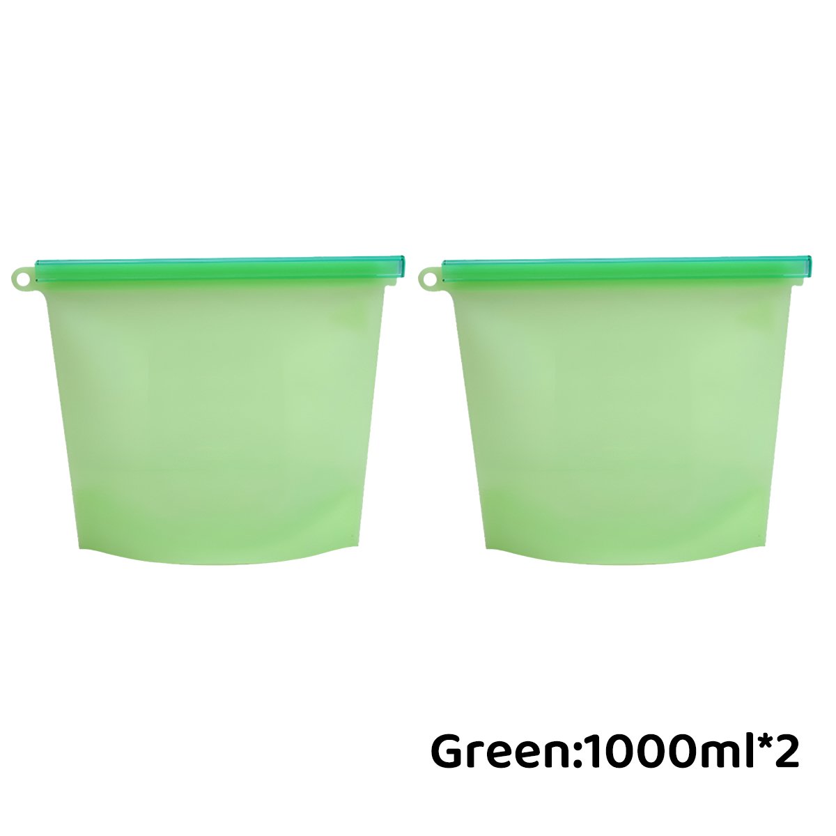 Reusable Silicone Food Storage Bags Leak proof Microwave Freezer Freshness Safe