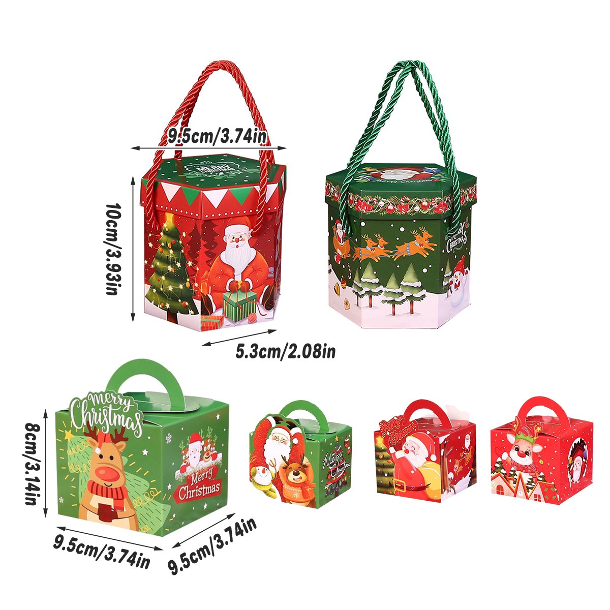 Get into the festive spirit with these adorable Christmas-themed gift boxes.