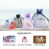 Organza Drawstring Bags 50-100PCS 14Colours 4Sizes