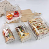 Portable Clear Pastry Boxes for Desserts 25pcs