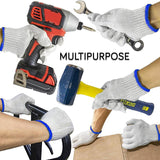 White Safety Work Glove 5/10/20PCS