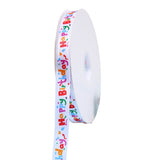 Polyester Happy Birthday Ribbon for Decorations 2CM*100Yard