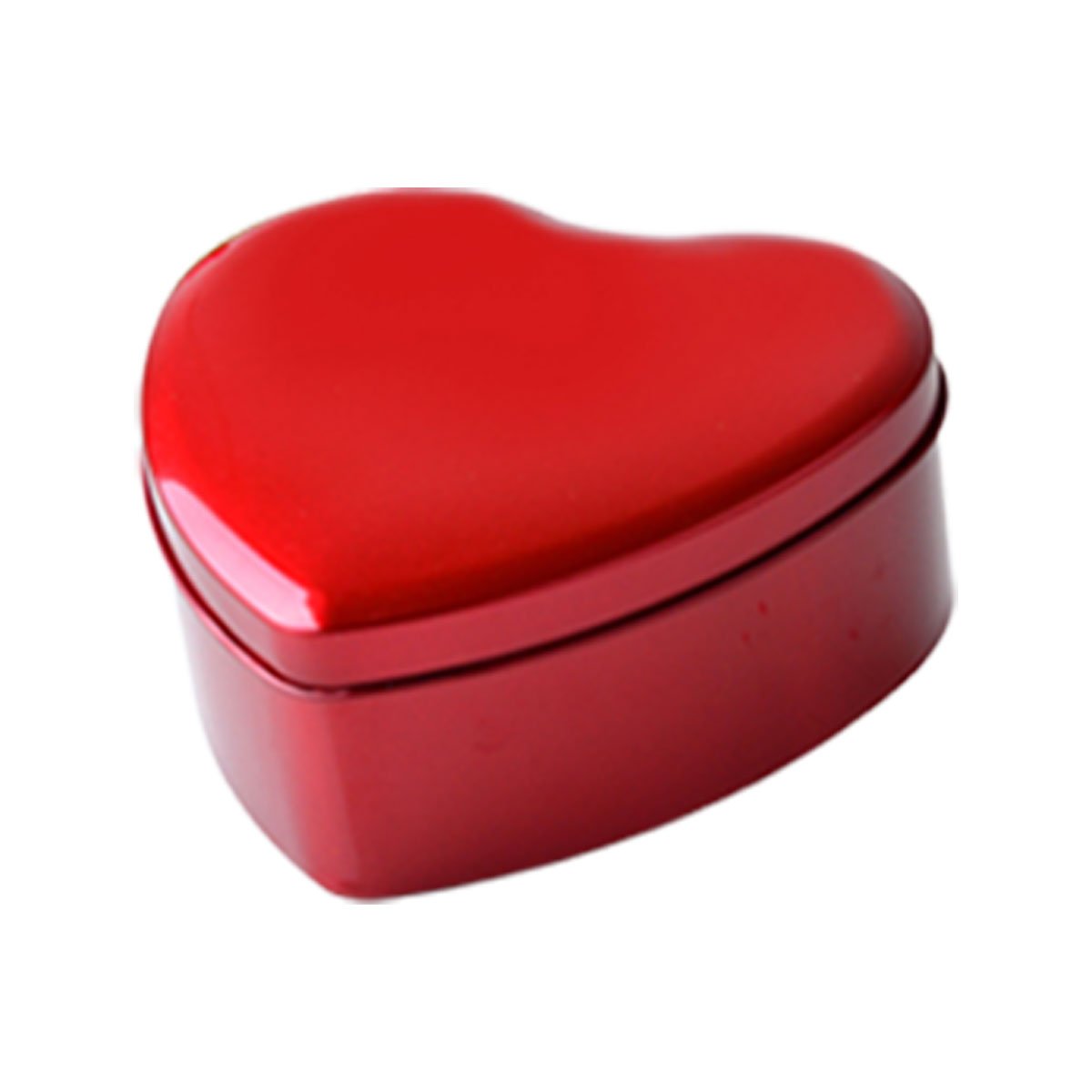 Love Square Tinplate Box Red 10PCS