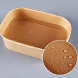 Kraft Paper Lunch Box 50PCS