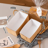 Cake Bread Bakery Packaging Box 100PCS