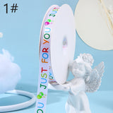 Polyester Happy Birthday Ribbon for Decorations 2CM*100Yard