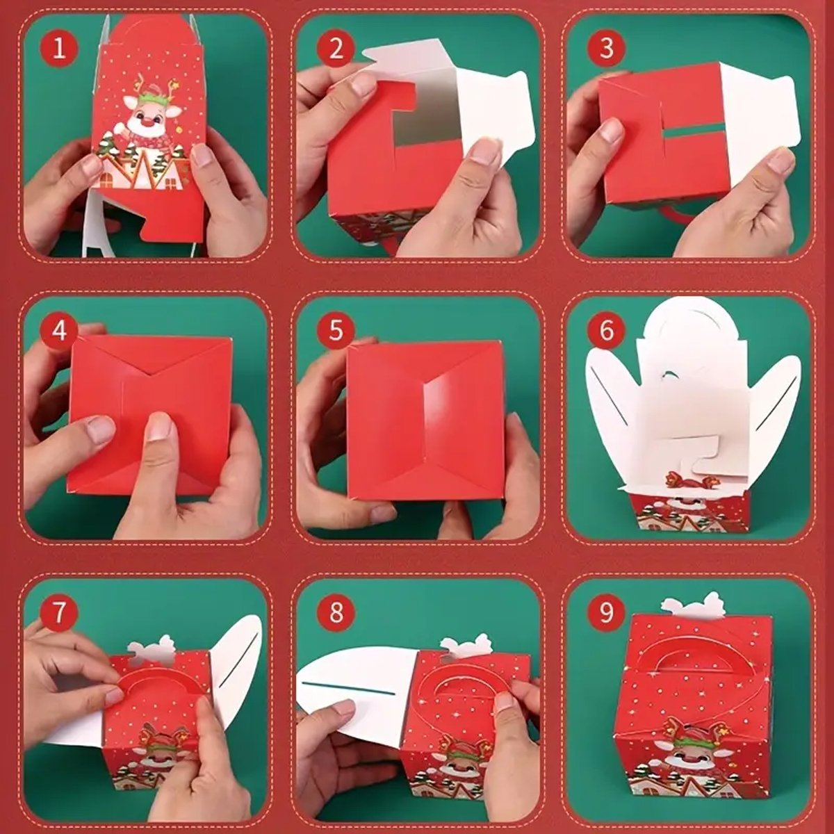 Get into the festive spirit with these adorable Christmas-themed gift boxes.