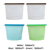 Reusable Silicone Food Storage Bags Leak proof Microwave Freezer Freshness Safe