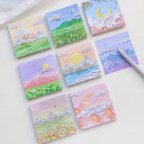 800 Sheets Colorful Oil Painting Sticky Notes