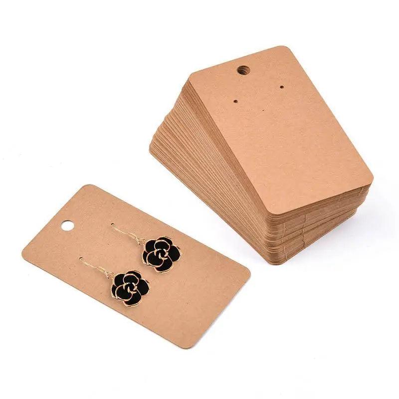 Cardboard Earring Display Cards 100PCS