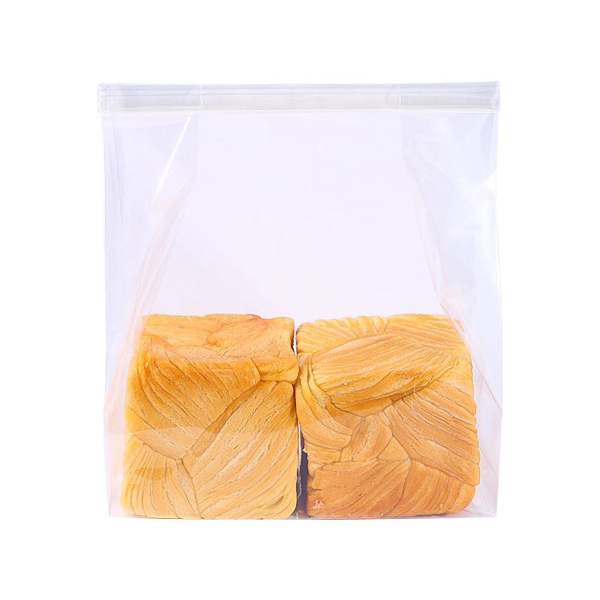 50pcs Resealable Clear Bread Toast Bags Food Storage Airtight Packaging Bags